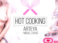 Arteya  Miguel Zayas in Hot cooking - VirtualRealPorn