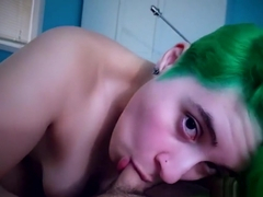 MILKING Daddy with a Sloppy BJ and new HAIR!