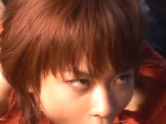 Amazing Japanese model Akira Shiratori in Fabulous Stockings, BDSM JAV clip