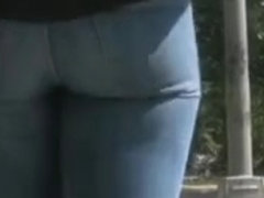 Ass in Jeans Close up