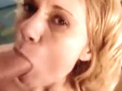 Mature Blonde Wife Makes A Blowjob That Is Grate
