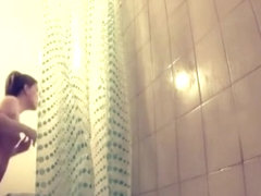 Hidden cam caught wife showering
