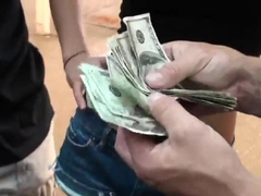 Slutty latinas get naked form some cash
