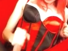 Crazy Homemade Shemale video with Lingerie, Solo scenes