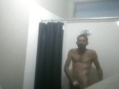Steve Patrick wanking showering cam