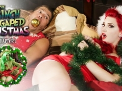 Joanna Angel & Xander Corvus & Amber Ivy in How The Grinch Gaped Christmas - Chapter 1 Scene