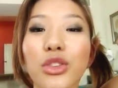 Asian college girl Lesbian Ass Licking White Milf