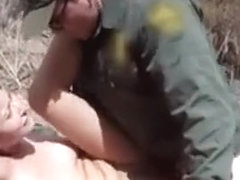 Sexy Babe Banged By Border Patrol Agent On The Border