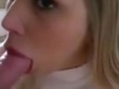 Horny Euro chick Haley Hill mouth fuck a stranger