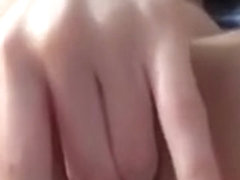 Chinese girl fingering with video recording