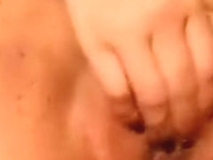 Homemade masturbation video shows me fondling my body