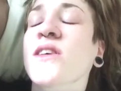 Crazy private closeup, pov, facial cumshot porn clip
