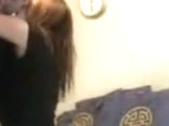 Sex voyeur video of a couple stripping having oral sex