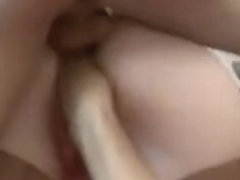 Receiving two dicks in my fuck hole