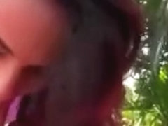 Pretty Black Ex Girlfriend Point Of View Blowjob Outdoors