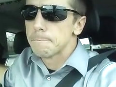 Driving while jacking off for web cam audience