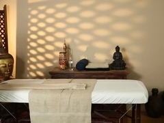 Massaged Babe Spermed