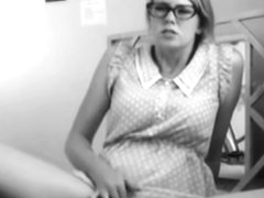 Beautiful girl masturbates