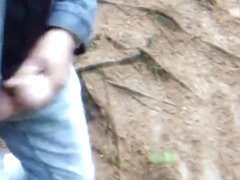 walking in the woods