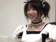 Hottest Japanese slut in Incredible Public, Maid JAV movie