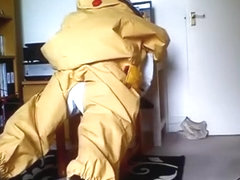 Respirex Level A Gas Tight Chemical Hazmat Suit Wank/Hump