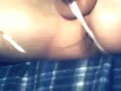 playing in lil thong with my vibrating bullet plug! scene 3