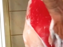 one piece swimsuit in red