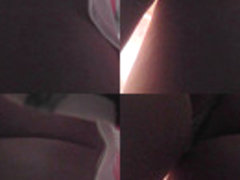 G-string of a hot lady seen in free upskirt video