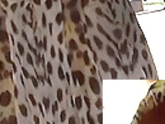 Peek up leopard petticoat