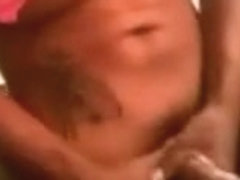 Real tranny sex - big busty jerk and cum