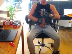 Morning Smoke Stroke in constricted jeans and buffalo boots