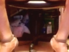 Nice high heels and upskirt 3