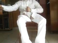 Cum destroy totalty nice clothe and sneaker