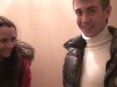 Nickel in hot homemade video showing a babe giving nice bj