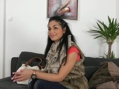 Real euro casted while sucking on cock