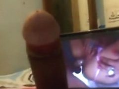 Watching porn and jacking off