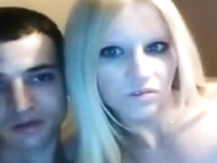 Gorgeous teen blonde sucks boyfriend