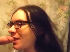 Blowjob for my husband after long day at work