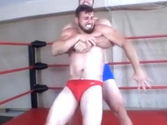 Tall Jeff Bearhug Wrestler