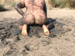 My muddy games at the lake. Game 1.