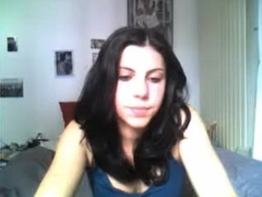 French juvenile bushy in webcam