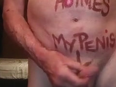 Julie Sissy Francine masturbates and licks up her come