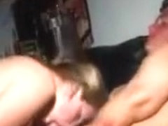 Two fair-haired bitches enjoy sucking my buddy's wang