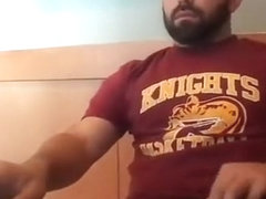 Guy jerks off in public