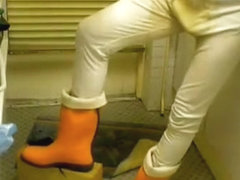 nlboots - underwear orange boots