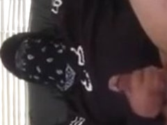 Nicecock1979 cumming with 4 cockrings