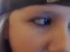 immature chick doing a blowjob