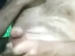 Old Moustache Huy Shooting His Load