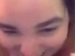 Sexy chubby mom housework