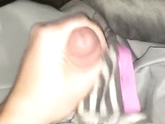 Cumming in my roommate's panties